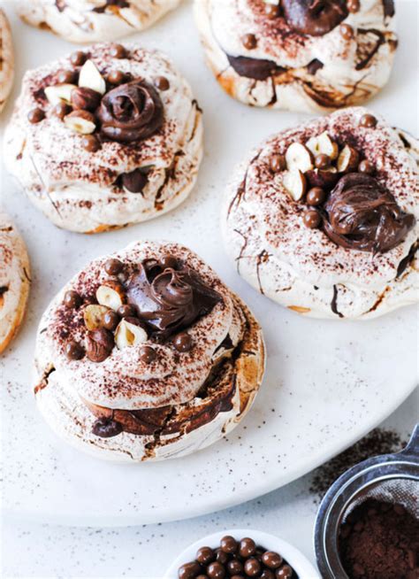 Chocolate And Hazelnut Meringues Dish Dish Magazine