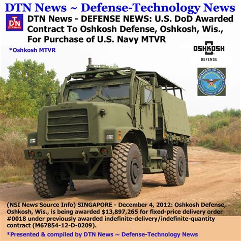 Asian Defense News Dtn News Defense News Us Dod Awarded Contract