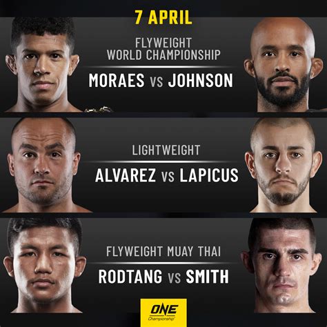 ONE Championship on TNT ft. Mighty Mouse and Eddie Alvarez in April