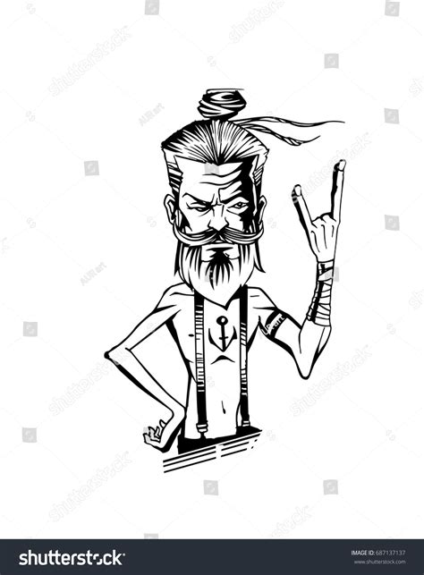 hand posture icon yoo icon hipster stock vector royalty