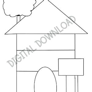 Dbt House Worksheet With Instruction Page Etsy