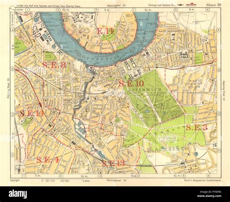 Blackheath london map hi-res stock photography and images - Alamy