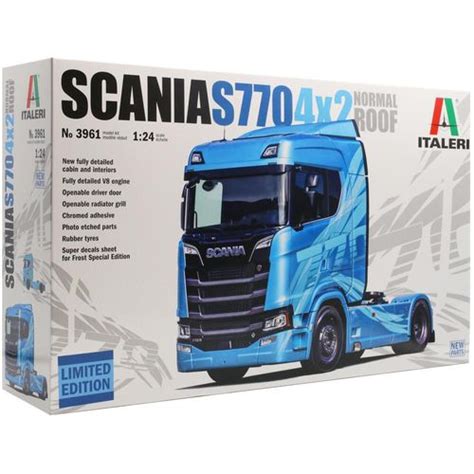 Italeri Scania S X Normal Roof Limited Edition Truck Cab Model Kit