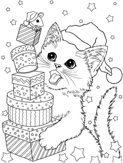 Dibujo De Gatitos Navidad Para Colorear Porn Sex Picture