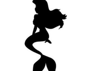 Free Little Mermaid Silhouette, Download Free Little Mermaid Silhouette ...