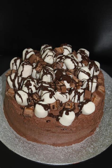 rocky road chocolate cake recipe
