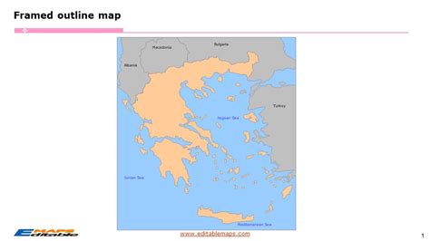 Greece Map with 7 Decentralized Administrations, 13 Regions and 55 ...