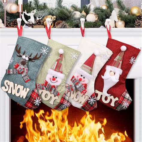 Lot De Chaussette De Noel A Suspendre Personnalis Petite