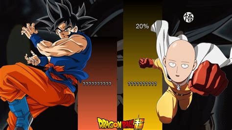 Goku Vs Saitama Power Level Allforms Youtube