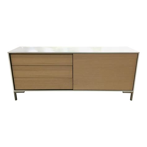 Modern White Console Table | Chairish