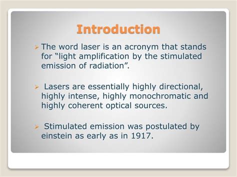 Lasers Ppt