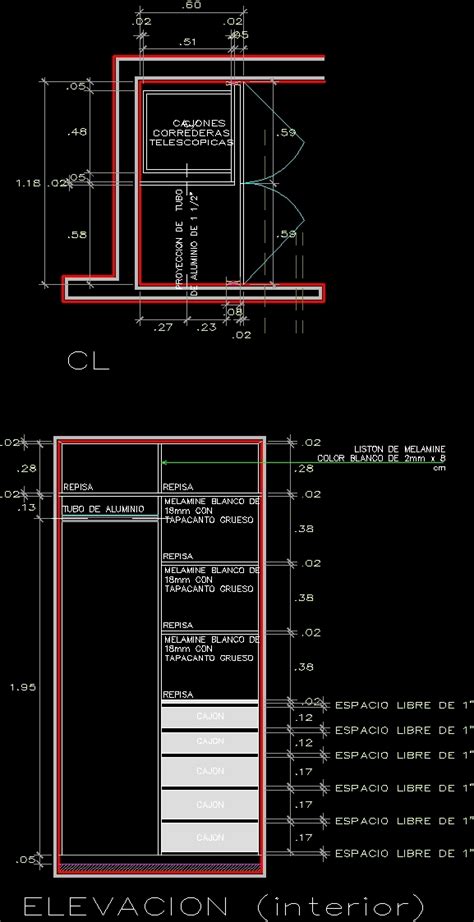 Closet Details DWG Detail for AutoCAD • Designs CAD