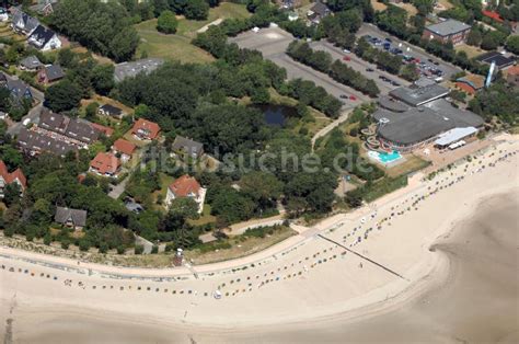 Wyk auf Föhr von oben Wyk auf Föhr Südstrand