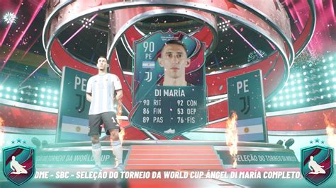 Fifa Dme Sbc Sele O Do Torneio Da World Cup Ngel Di Mar A