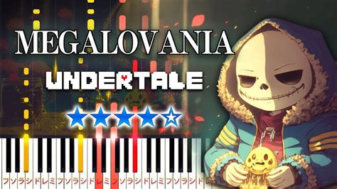 UNDERTALE MEGALOVANIA Hard Piano Tutorial Piano Arrangement ゲーム