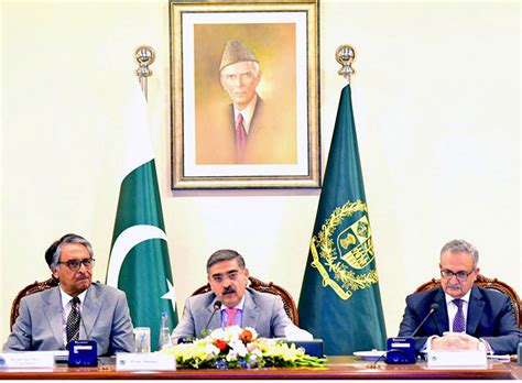 Caretaker Prime Minister Anwaar Ul Haq Kakar Addresses The Envoys