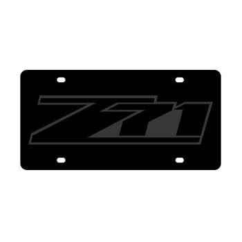 Amazon Chevrolet Z Offroad License Plate On Black Steel Automotive