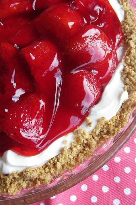 Easy Strawberry And Cream Pie Renees Kitchen Adventures Strawberry