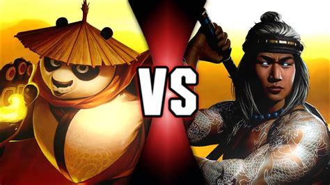 Death Battle Po Vs Liu Kang Kung Fu Panda Vs Mortal Kombat Vs