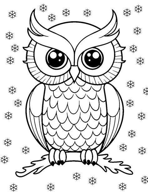 35 Owl Coloring Pages: Fun Printables