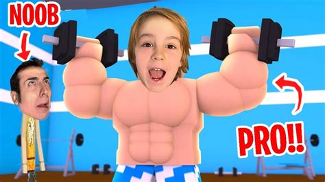 Mi Hijo El Mas Fuerte De Roblox Roblox Lifting Simulater De Noob