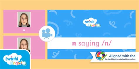 Twinkl Lingo Stage 1 N Sound Video Hecho Por Educadores