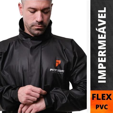 Capa De Chuva Moto Motoqueiro Pioneira Pvc Combate Masculina Capas De