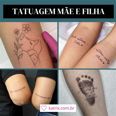 Tatuagem M E E Filha Ideias Lindas E Significativas