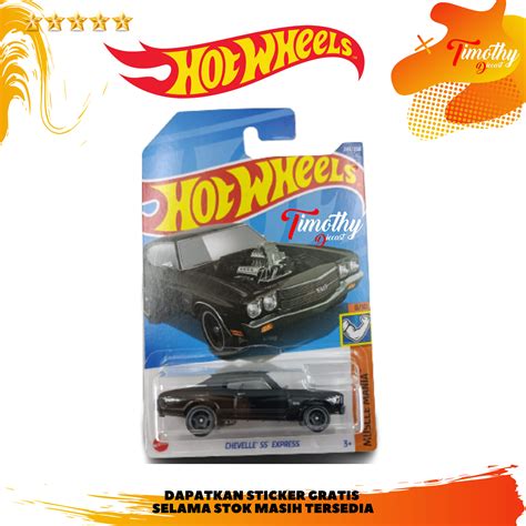 Hot Wheels Chevelle SS Express Hitam Polos Glossy TD Lazada Indonesia