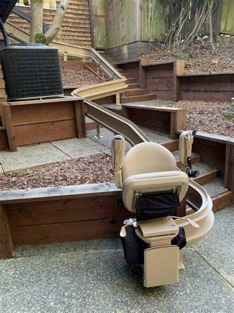 Bruno Outdoor Elite Curved Stair Lift Lifeway Mobility