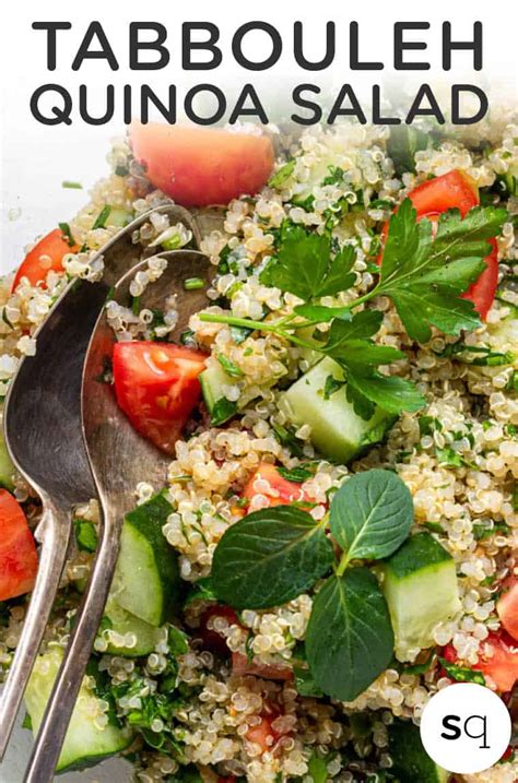 Quinoa Tabbouleh Salad {high Protein Vegan Lunch} Simply Quinoa