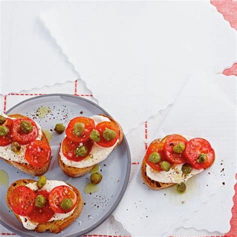 Crostini Mit Bohnen Tomate Rezept Essen Und Trinken