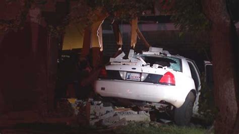 Car Crashes Into Okc Home After Police Chase