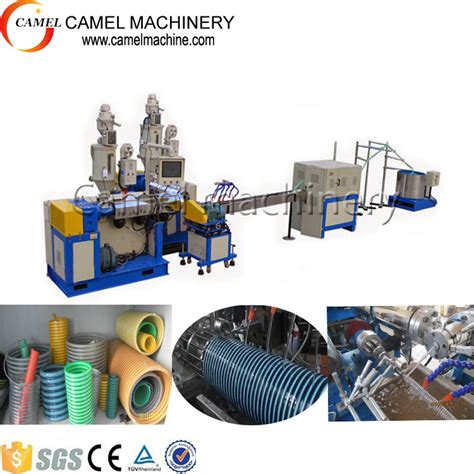 Pvc Spiral Reinforced Conduit Production Line Soft Helix Suction Hose Extruder Machine China