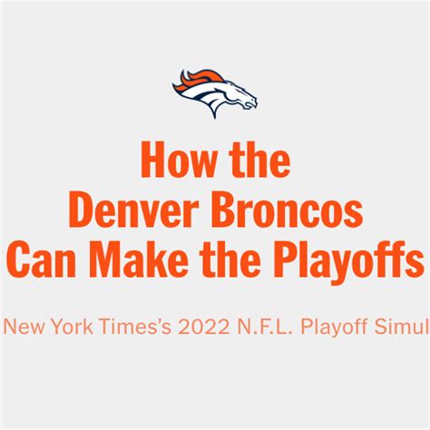 Denver Broncos Playoffs 2022