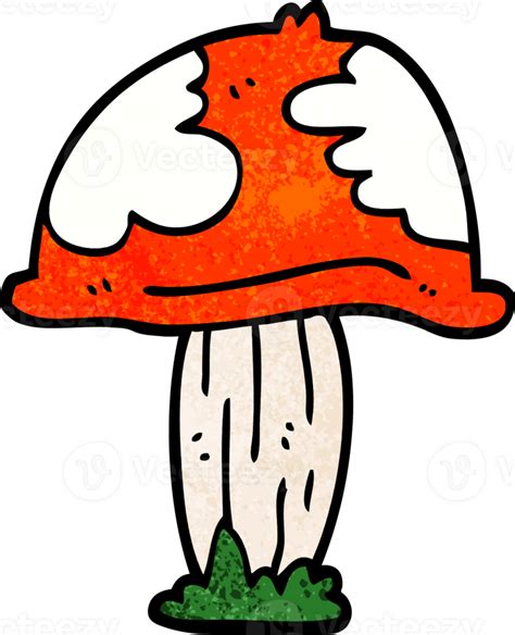 Cartoon Doodle Poisonous Toadstool 45036161 Png