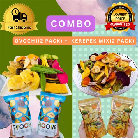 Double Combo Kerepek Mix Ovochi Healthy Chips Dried Snack