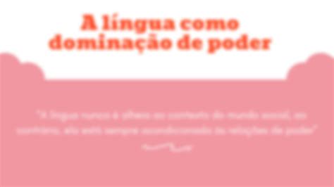 SOLUTION Semin Rio De Lingu Stica Preconceito Lingu Stico Studypool