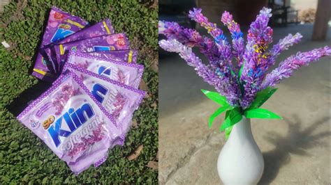 Lavender Dari Bungkus Deterjen DIY Kerajinan Bungkus Deterjen