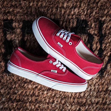 Vans Authentic Classic Red Chilli Original Bm Store Original Footwear