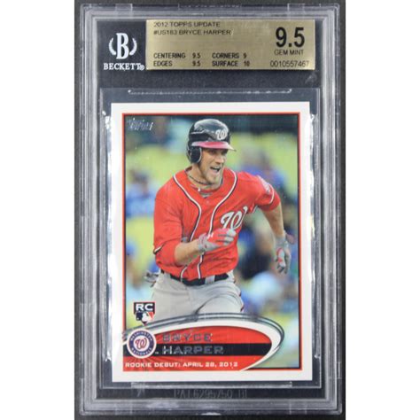 Bryce Harper Topps Update Us Rc Bgs Pristine Auction