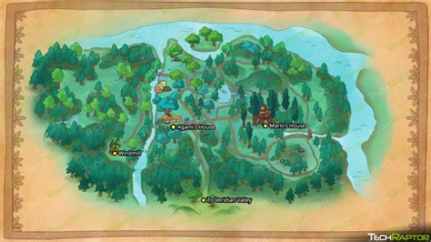 Paleo Pines Map and Locations Guide | TechRaptor