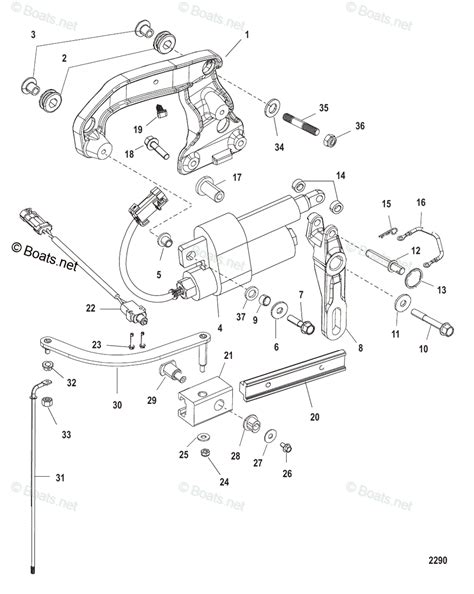 Mercury Outboard 200HP OEM Parts Diagram For Shift Components Boats Net