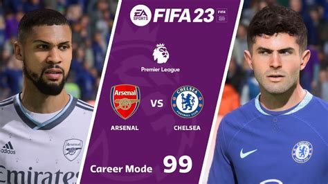 Fifa 23 Chelsea Vs Arsenal Premier League Fifa 23 Career Mode