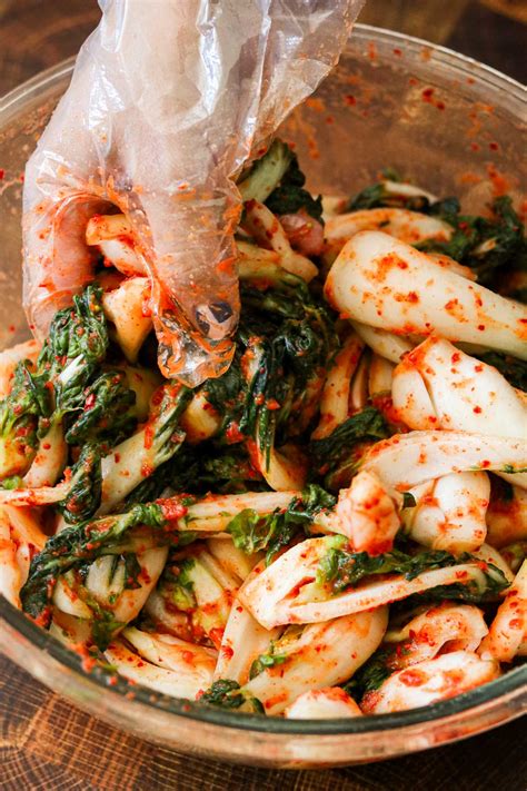 Baby Bok Choy Kimchi - Quick Geotjeori Kimchi | What Great Grandma Ate