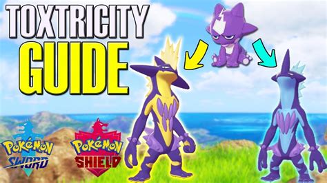 How To Get Toxtricity Both Forms Pokemon Sword Shield Nature Chart