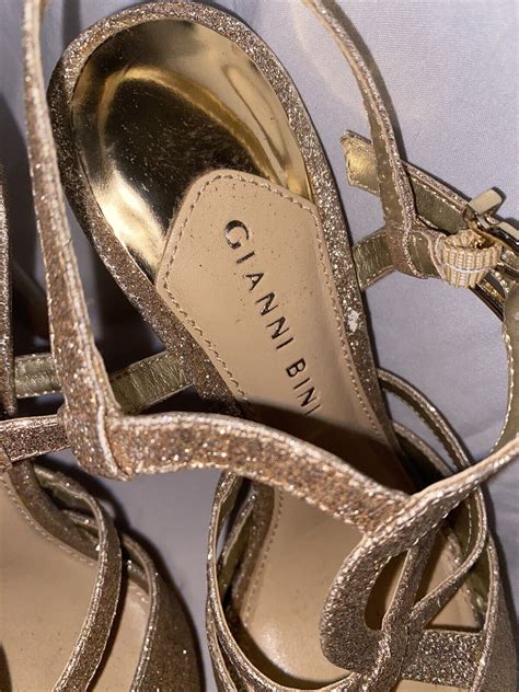 Gianni Bini Sandals Womens Size 6 5 Myra Champagne Sl Gem