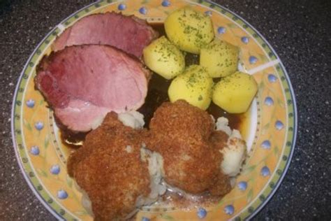 Kasslerbraten Mit Salzkartoffeln U Blumenkohl Rezept Kochbar De