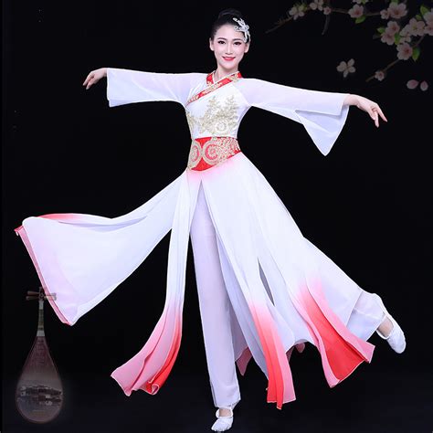 White Color Chinese Folk Dance Costumes For Women Fairy Princess Hanfu