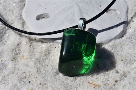 Green Obsidian Rock